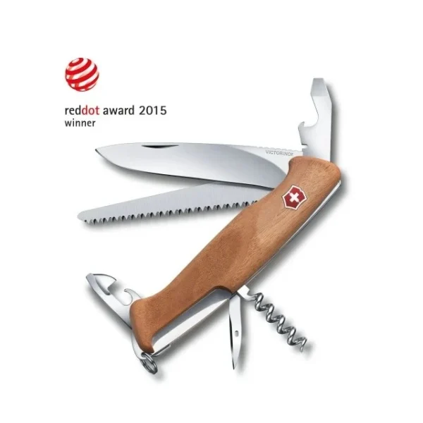 Briceag Victorinox Ranger 55 Wood, 130 mm, lemn nuc