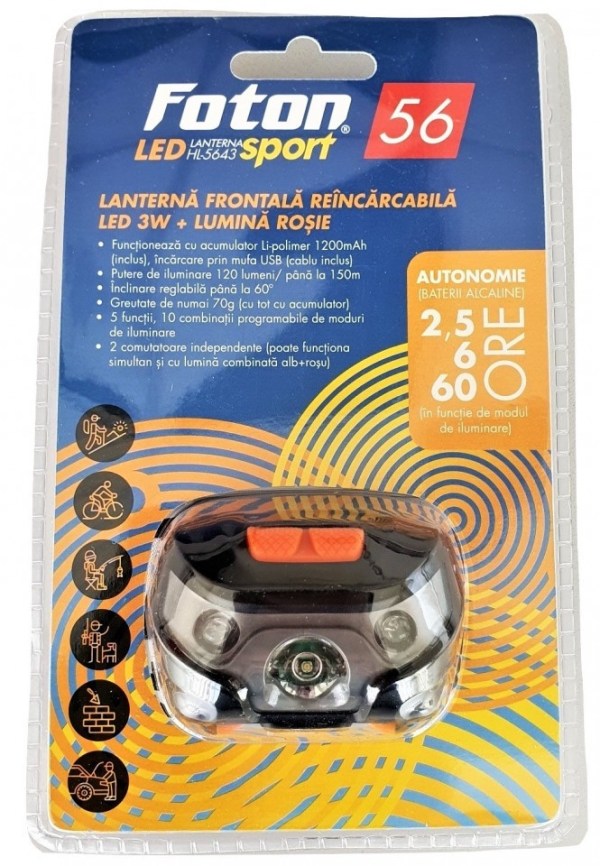 img_7968 Lanterna frontala Foton Sport HL5643 reincarcabila USB